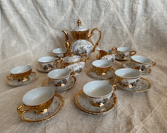 Antique italian tea set deals