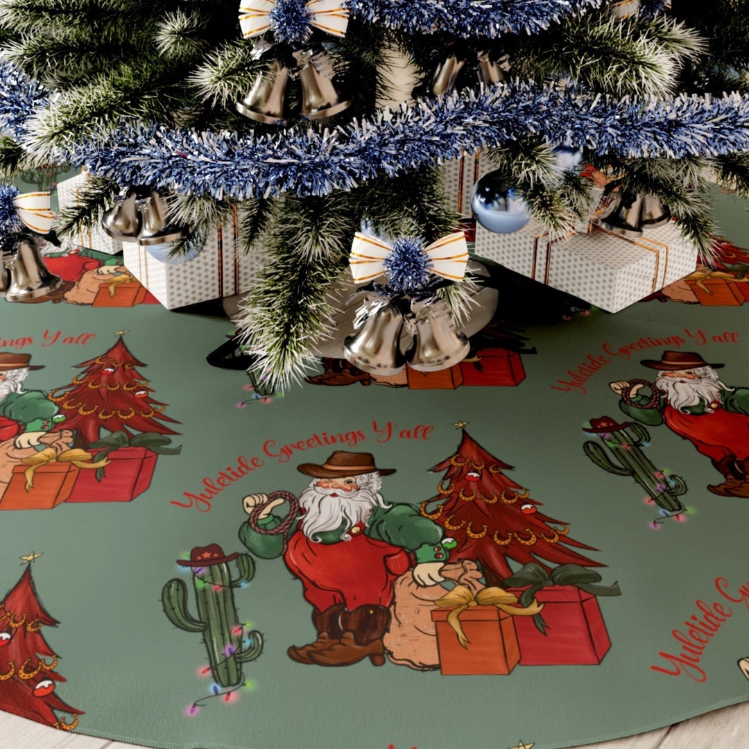 Western Christmas Tree Skirt 