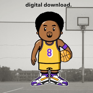 Young Kobe Png Digital Download Lakers Png Basketball Digital Download Los Angeles Png Kids Basketball Png Kobe Bryant Png Mamba Png