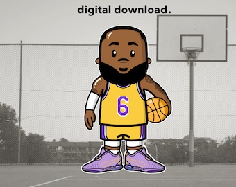 Lakers LeBron png digital nedladdning Lakers png basket digital nedladdning Los Angeles png barnbasket png LA Lakers png LeBron James png