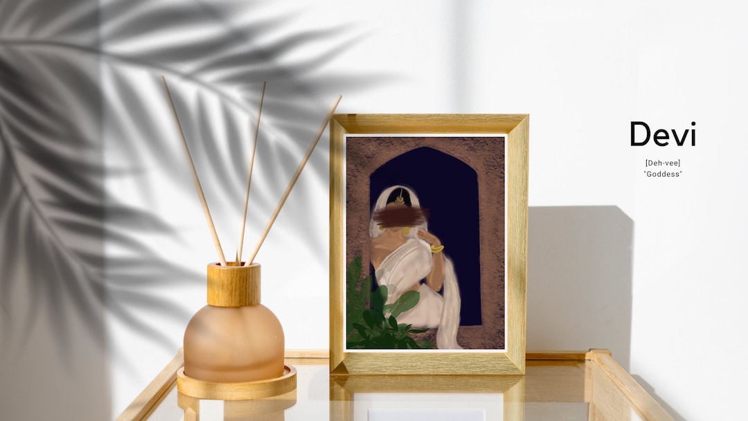 Devichod Devi | Goddess | Indian Digital Print | Indian Art, Brown Girl, Indian ...