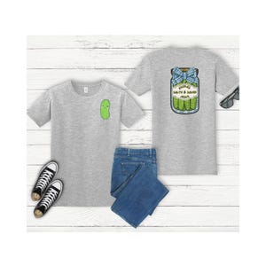 Cute Pickle and Jesus T-Shirt, Funny Gift for Jesus and Pickle lovers, Quirky Apparel, Unique Humor T-Shirt, Salty and Saved Tee