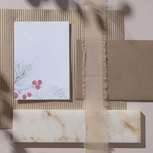 Hojas Decoradas de Navidad Digitales | Plantillas Festivas para Imprimir | Papelería Navideña imprimible PDF, papel para cartas navideñas