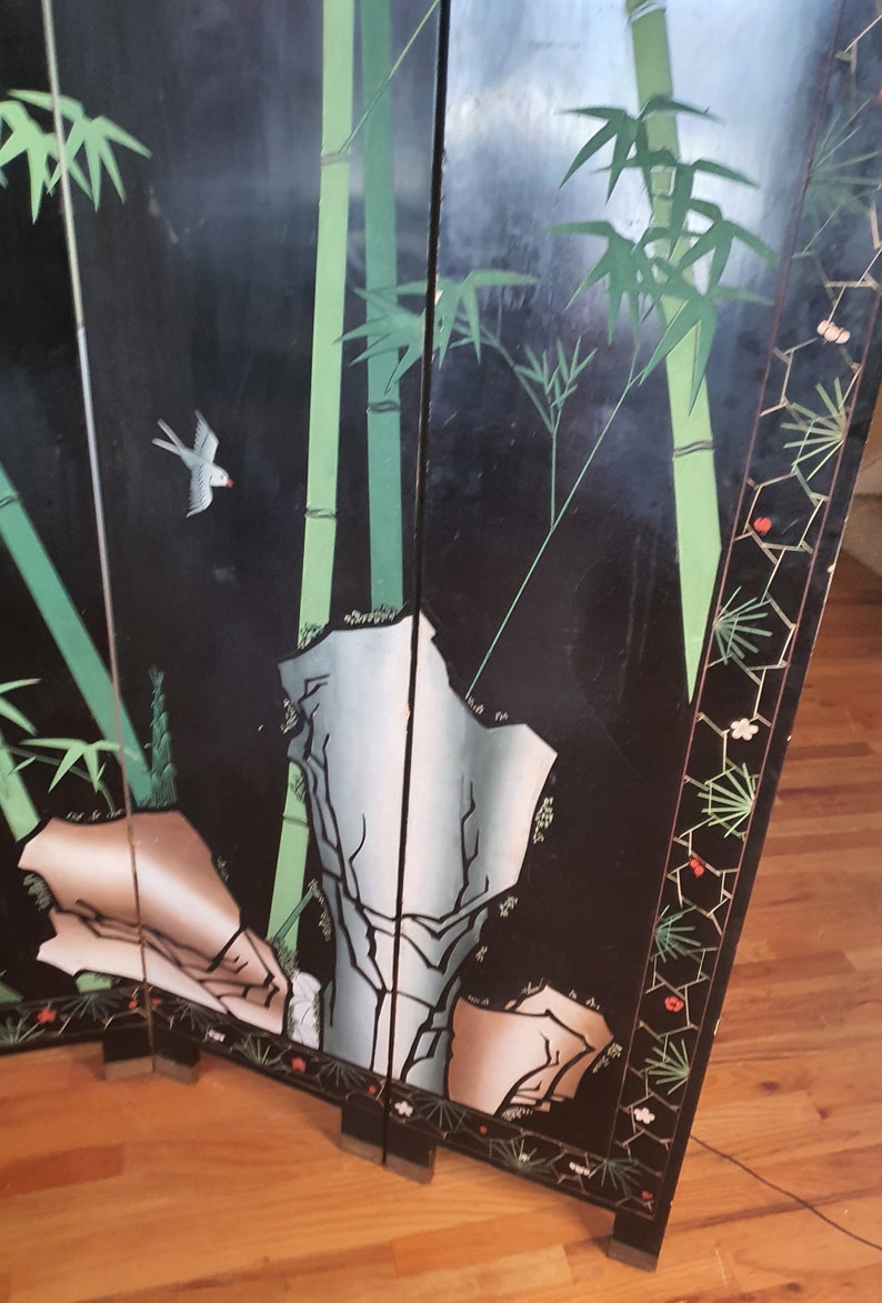Vintage Chinese/asian Room Divider Etsy