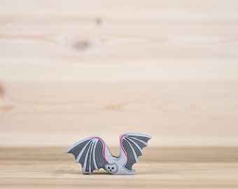 Wooden night bat figurine Exotic animals