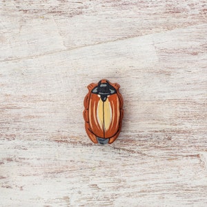 Handcrafted Wooden May-Beetle Toy - Sustainable, Educational, and Eco-friendly Gift for Kids