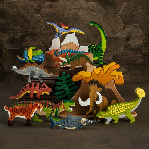 Wooden Forest Animals Toys Set (17 pcs) - WoodenCaterpillar Toys