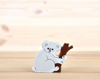 Handcrafted Wooden Koala Toy - Eco-Friendly, Non-Toxic, and Adorable Gift for Kids and Toddlers