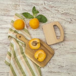 Wooden Montessori knife (square) Handmade Safe Knife for Kids, Toddler Utensil Montessori Toy