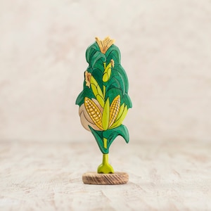 Wooden Corn Plant Toy - Engaging & Educational Garden Playset