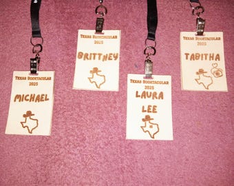 Leather Name Badge