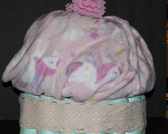 Cupcake Diaper Cake: Baby Shower Gift