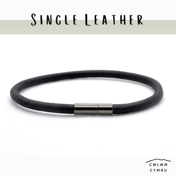 Single Leather Bracelet, Men Leather Bracelet, Mens Bracelet, Leather Bracelet, Mens Jewellery, Gift For Him, Bracelets For Men