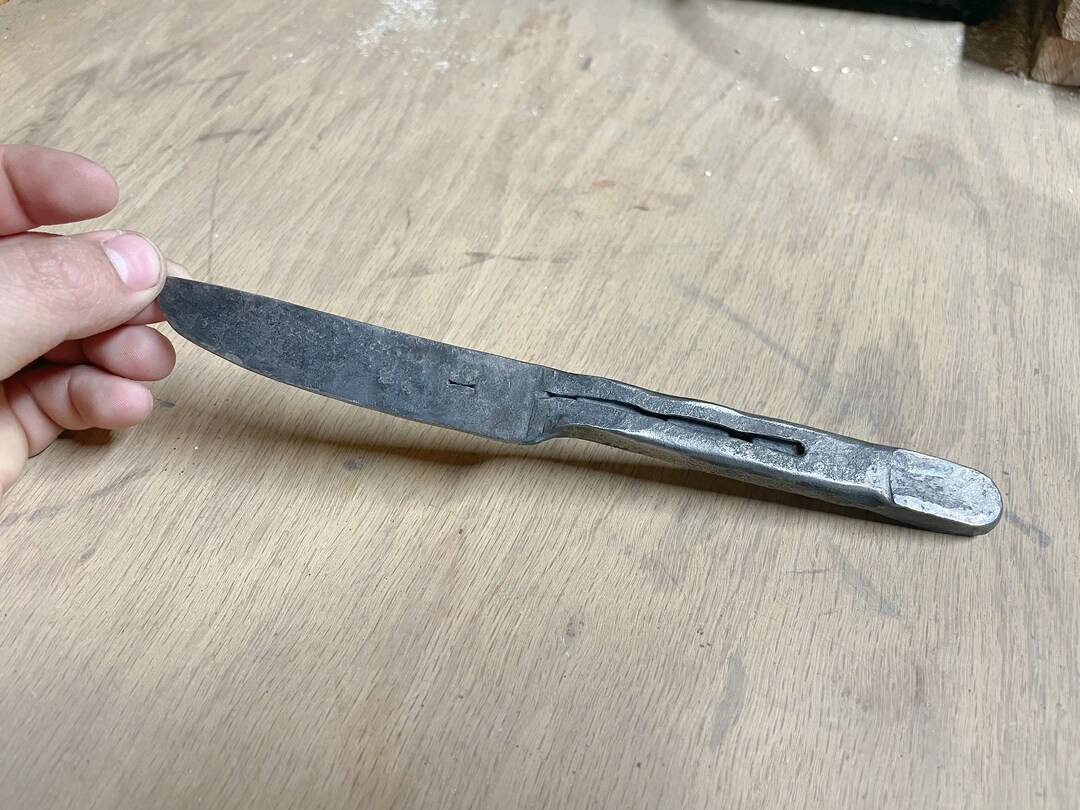 Hand Butter Knife, Blacksmith Butter Knife, Horseshoe Knife