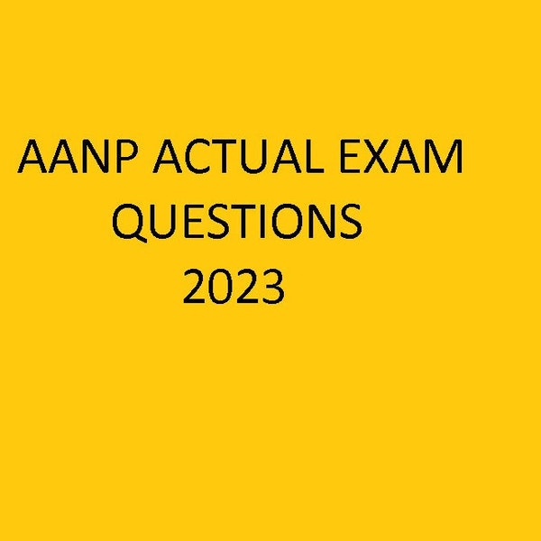 AANP Exam questions