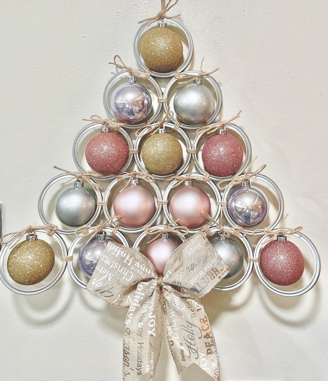 Mason Jar Tree, Christmas Tree, Christmas Decor, Mason Jar Decor, Mason