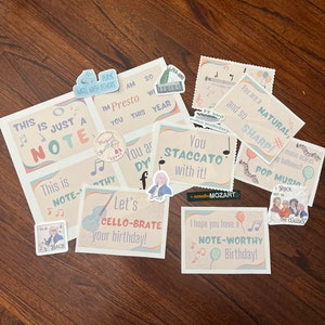 Cartes de professeur sur le thème de la bohème et des couleurs pour les élèves avec jeux de mots