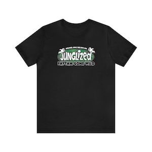 Junglized Camo T-shirt | Dub Step Rave DNB Drum N Bass Rave DJ | Jungle T-shirt EDM Festival originele Junglist Old School T-shirt