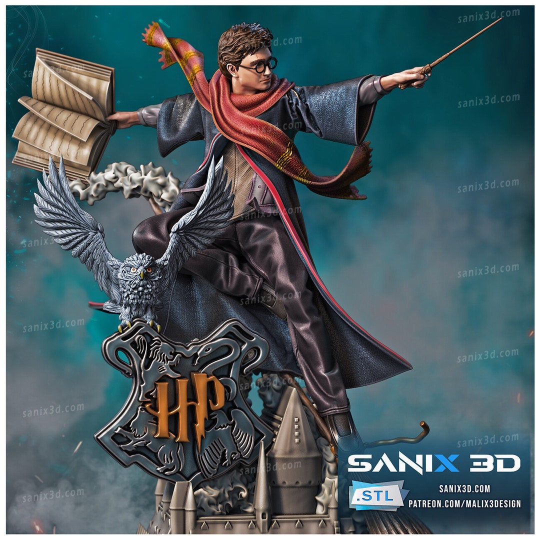 Harry Potter, 8k 3d Print, Resin Model Kit, Amazing Details Etsy