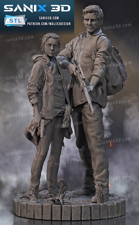 The Last of Us Show 2023, Cast, and Figures: 3D Print Joel and Ellie