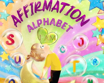 Livre de l'alphabet d'affirmation positive pour les enfants - Excellente idée cadeau !