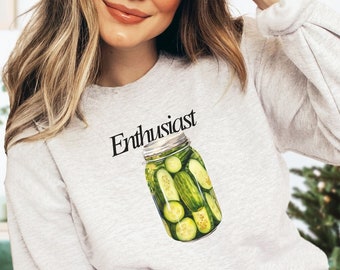 Pickle Crewneck, Pickle Shirt, Vintage Canned Pickle Sweatshirt, Vintage Pickle Sweater, Pickle Crewneck Hoodie, Pickle Lover Hoodie, Pickle