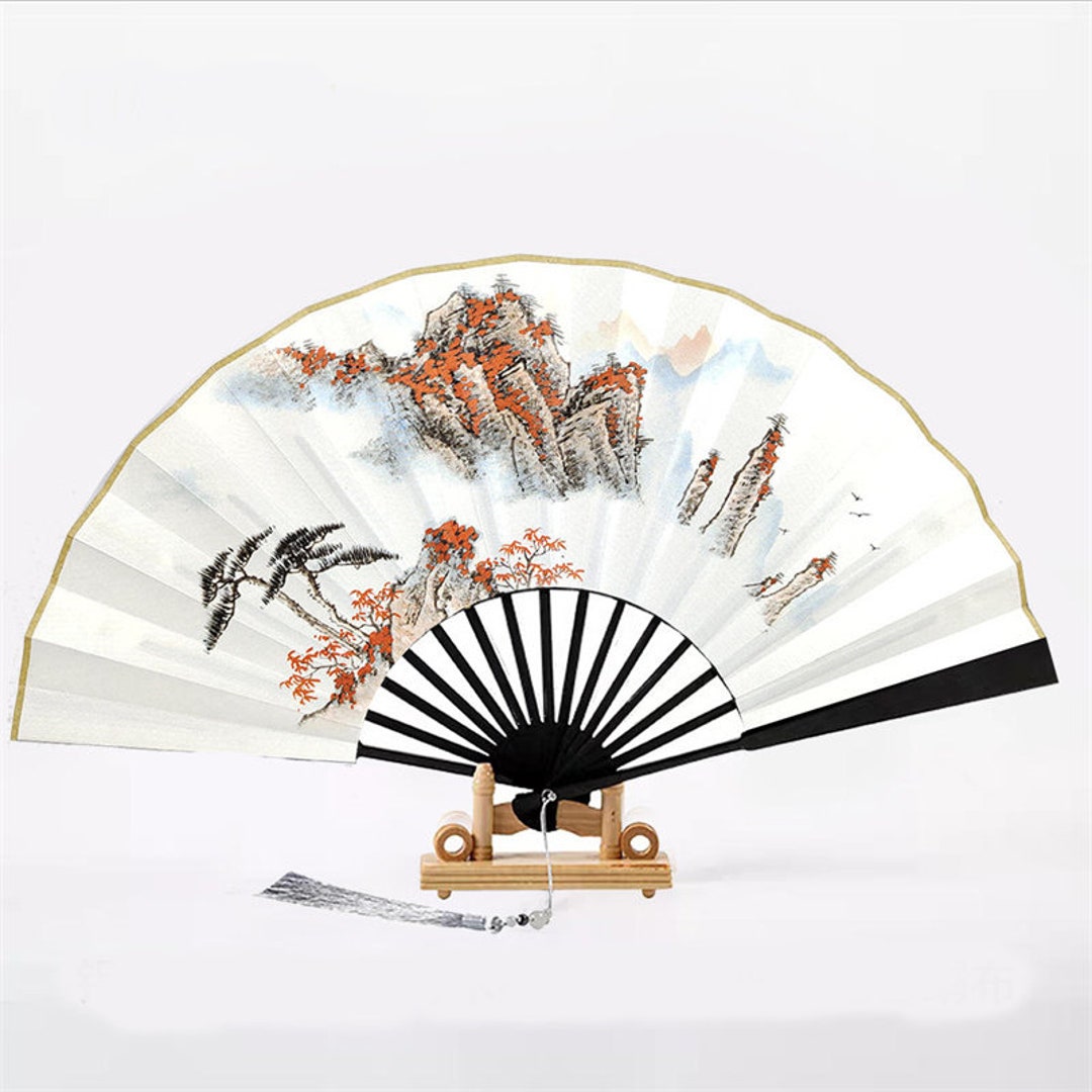 Aluminium Fan, Japanese Hand Fan, Summer Hand Fan, Portable and Unique