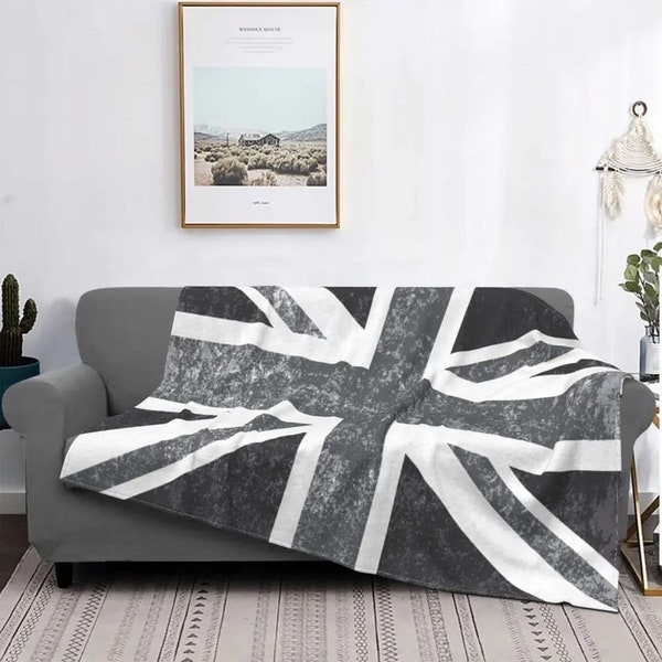 Union Jack Blanket Etsy
