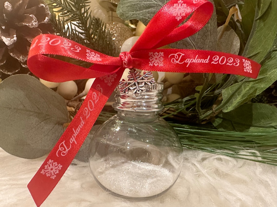 Lapland Snow Bauble Reveal/keepsake/souvenir Christmas 2024 2025 Etsy UK