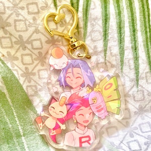 Team Rocket Acrylic Charm 2.5 ‘’