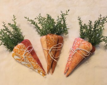 Fabric Carrot Decorations