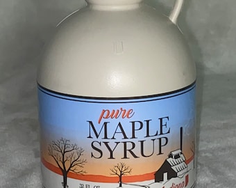 Jarabe de arce puro 1 cuarto (32 onzas líquidas)