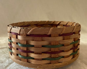 Lazy Susan Amish Basket Handmade by Michigan Amish Store