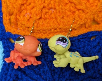 Leaping Lizards! -  LPS Earrings