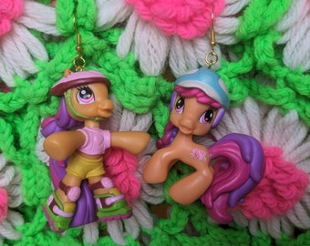 Rollin Away From Hate - Pony Earrings