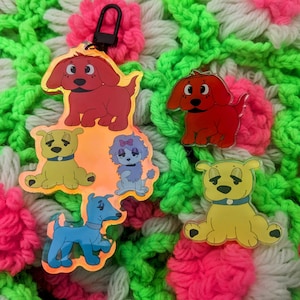 Big Red & Friends - Pins or Keychain