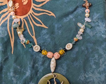 Daughter of the Sun - Beaded Necklace Handmade