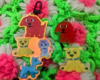 Big Red & Friends - Pins or Keychain