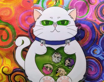Saiki K(at) - Shaker Keychain