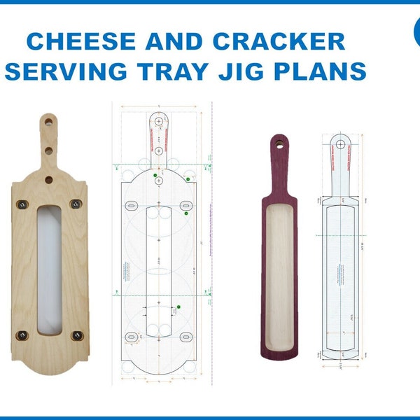 Käse und Cracker Serviertablett Jig Plans (Version 3)