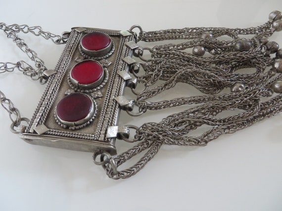 Labbe Yemenite Bedouin Tribal handmade necklace i… - image 7