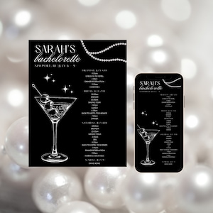 Mob Wife Bachelorette Reiseplan | Junggesellinnenabschied Einladung | Digitale Reiseplan Vorlage | Sofortiger Download Reiseplan Vorlage