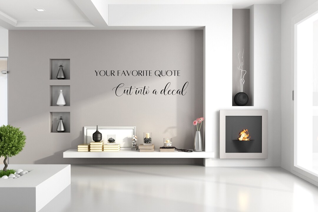 Custom Decal for Wall Motivational Wall Art Vinyl Quote - Etsy