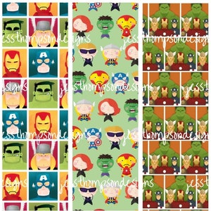 Super Hero/Comics Inspired Pen Wrap for Epoxy/Crystalac Glittered InkJoy Pens or Sublimation Pens/ PNG/JPG/Digital File/Instant Download