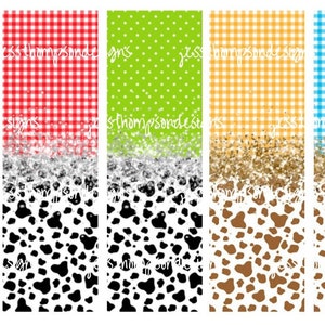 Country Cow Pen Wrap for Epoxy/Crystalac Glittered InkJoy Pens or Sublimation Pens/ PNG/JPG/Digital File/Instant Download