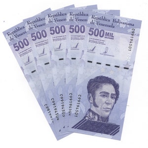 Venezuela 500.000 Bolivar Soberano 2020 X 1 Pc Uncirculated New Currency