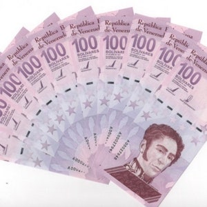 Venezuela 100 Digitales Bolivar 2021 X 5 Pcs NEW Currency