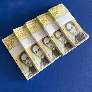 Venezuela 100.000 Bolivar fuerte 2017 X 50 Pcs Uncirculated New Currency COA