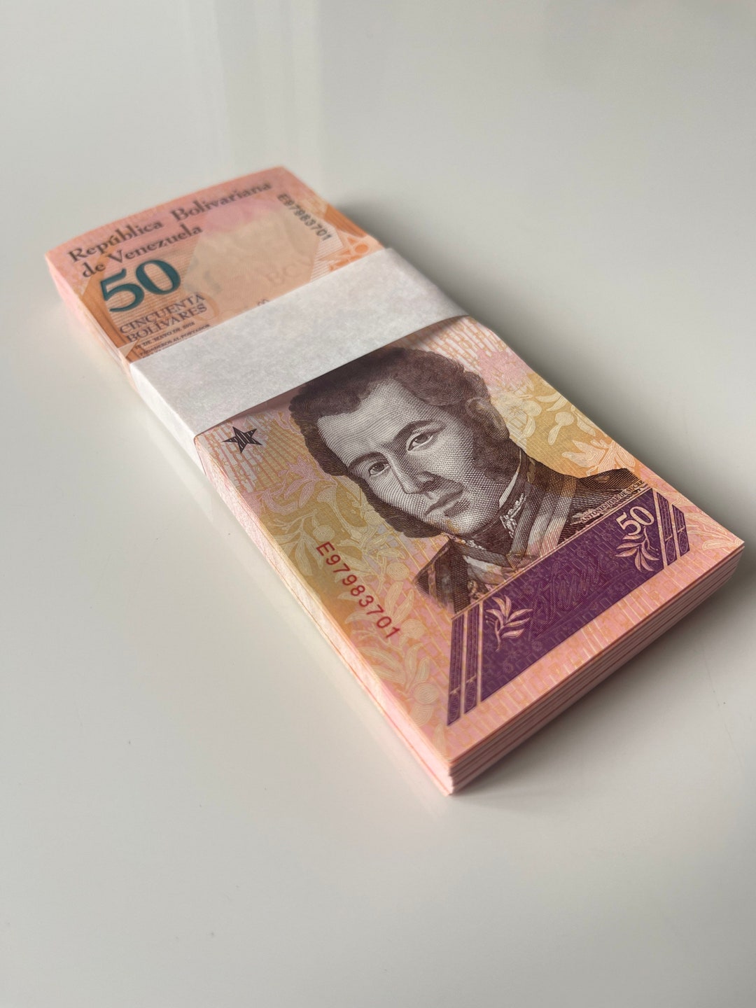 Venezuela 16 Banconote Lotto Set Bolivares Moneta Banconota Balivar Cartamoneta - Foto 7