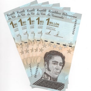 Venezuela 1 Million Bolivar 2020 X 1 pcs Circulated USED currency